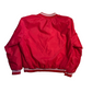 80/90's AristoJac Red Blank VNeck Pullover WindbreakerJacket - XLarge - 24" x 23"