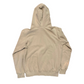 The North Face Cream Brown Hoodie Logo Sweatshirt - Medium - 21" x 26"