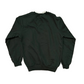 Green Bird Christmas Tree White Double Collared Crewneck Sweatshirt - Small - 19" x 24"
