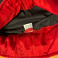 Nylon Anorak Black Red Half Zip Windbreaker Jacket - XLarge - 24" x 26"