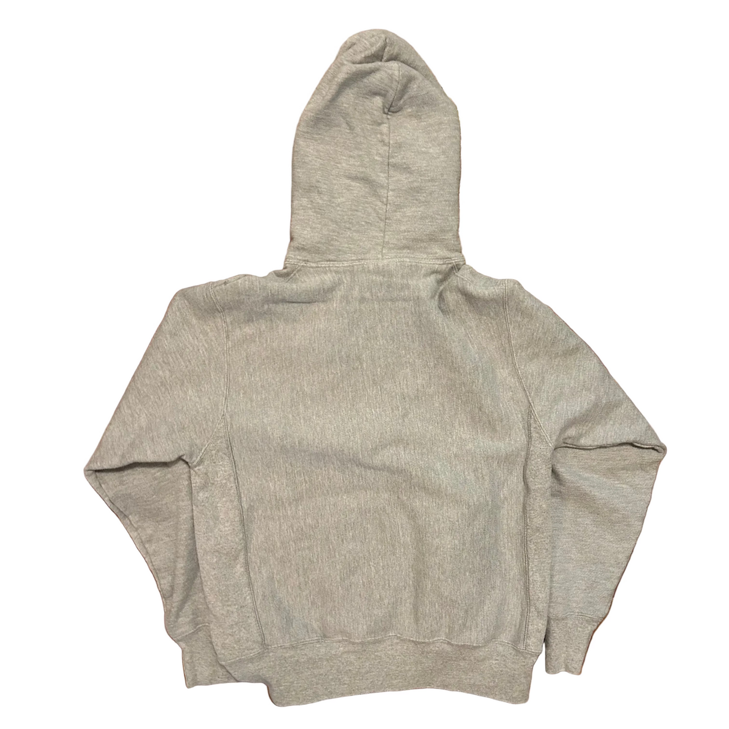 Champion Reverse Weave Grey Hoodie Sweatshirt - Medium - 21.5" x 27"