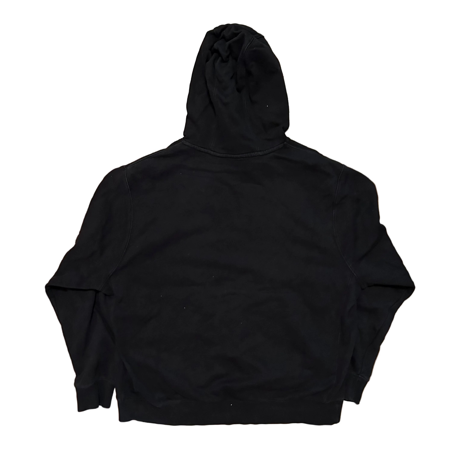 Black Nike Mini Swoosh Spellout Hoodie Sweatshirt - XLarge - 26" x 28"