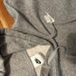 Nike Grey Mini Swoosh Spellout Grey Hoodie Sweatshirt - Medium - 21.5" x 28"