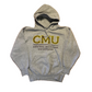 MV Sport CMU Central Michigan University Grey Hoodie Sweatshirt - Medium - 21" x 23"