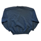 90's Russell Athletic Navy Blue Grey Blank Crewneck Sweatshirt - XLarge - 24" x 26"