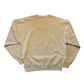00's Russell Athletic Tan Cream Warren Soccer Crewneck Sweatshirt - Large - 23" x 26"