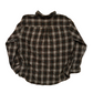 St Johns Bay Brown Button Up Flannel Shirt - XLarge - 24" x 30"
