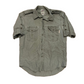Australian Adventure Thomas Cook Clothing Co Green Button Up Short Sleeve Shirt - Large - 22" x 30"