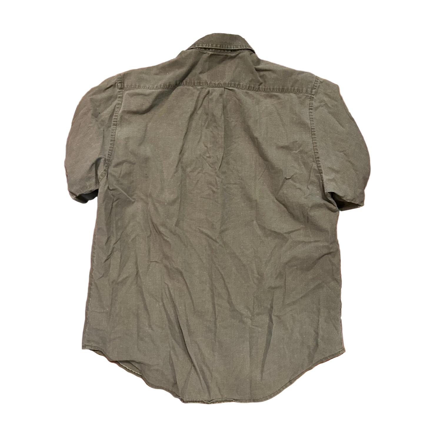 Australian Adventure Thomas Cook Clothing Co Green Button Up Short Sleeve Shirt - Large - 22" x 30"