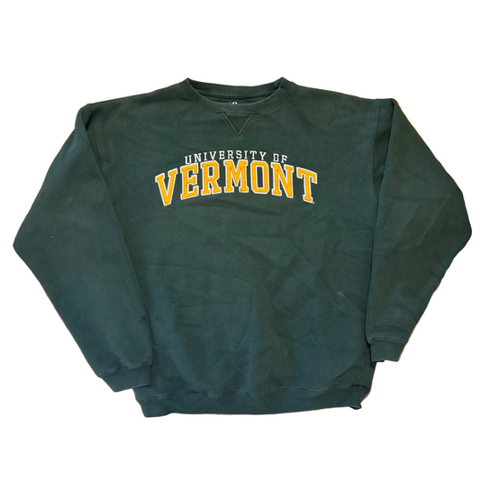 J America University of Vermont Green College Crewneck - XLarge - 27" x 29"