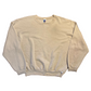 00's Russell Athletic Tan Cream Blank Crewneck Sweatshirt - XLarge - 28" x 27"