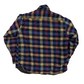 80/90's McGregor Bagpiper Purple Tan Blue Button Up Lined Shirt - Large - 23.5" x 27"