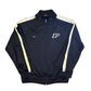 Nike Purdue University Black Zip Up Track Jacket Sweatshirt - Large - 23" x 30"
