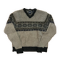 Gap Lambs Wool VNeck Grey Sweater - XSmall - 17.5" x 22"