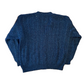 Claybrooke Acrylic Wool Blue Knit Cardigan Sweater - XLarge - 26" x 26"