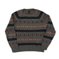 JCrew Lambswool Grey Patterned Sweater - Large - 23" x 26.5"