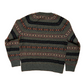 JCrew Lambswool Grey Patterned Sweater - Large - 23" x 26.5"