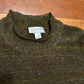 CJ Banks Acrylic Poly Green Brown Sweater - XLarge - 24" x 25"