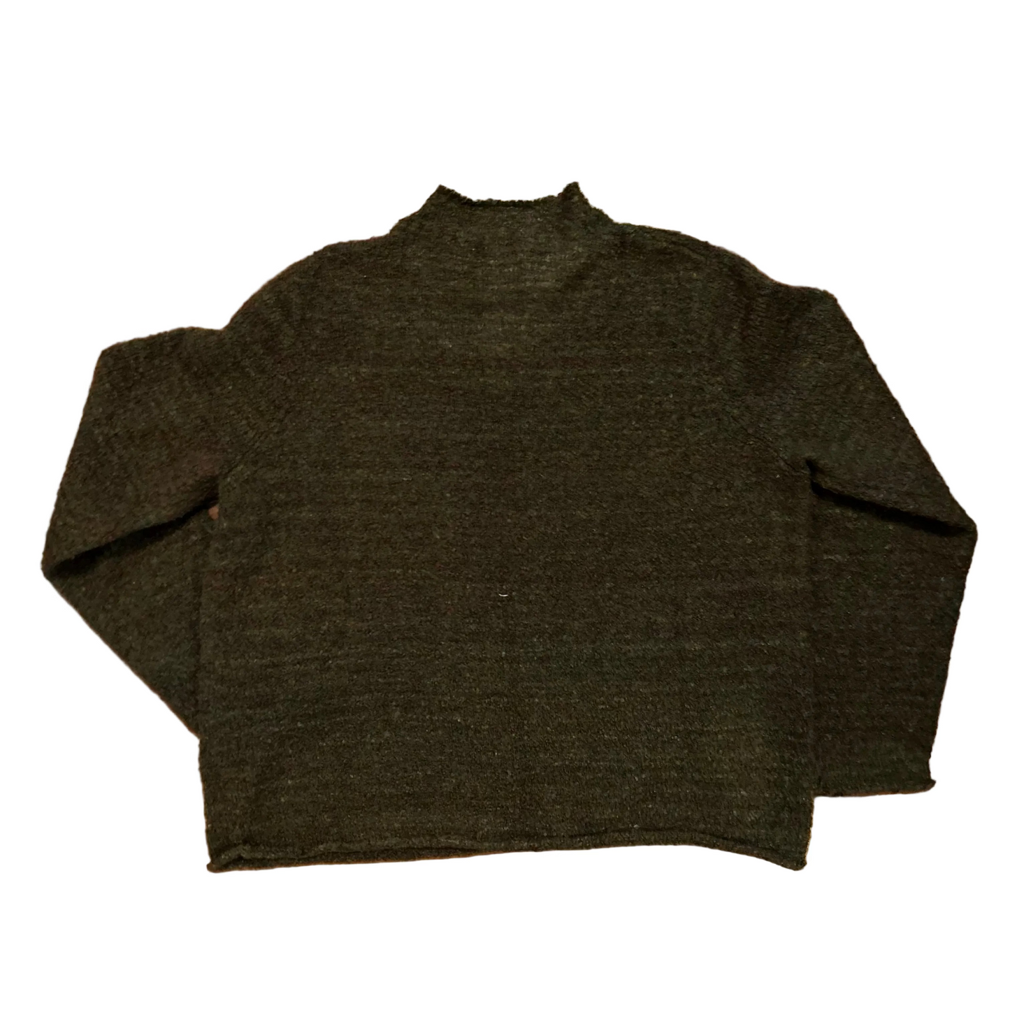 CJ Banks Acrylic Poly Green Brown Sweater - XLarge - 24" x 25"