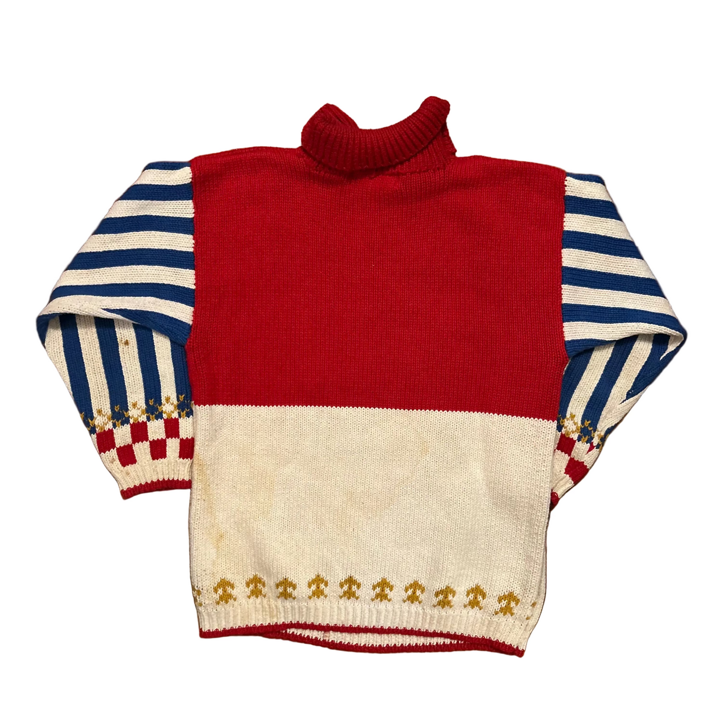 90’s Eagles Eye Campbell’s Soup Handmade Ramie Cotton Sweater - Small - 19.5" x 25"