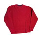 Jantzen Red Cotton Sweater - Medium - 20" x 24.5"