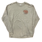 Gildan Ultra Cotton Nashville Music City Tennessee Grey Longsleeve Shirt - Large - 22.5" x 31.5"