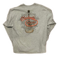 Gildan Ultra Cotton Nashville Music City Tennessee Grey Longsleeve Shirt - Large - 22.5" x 31.5"
