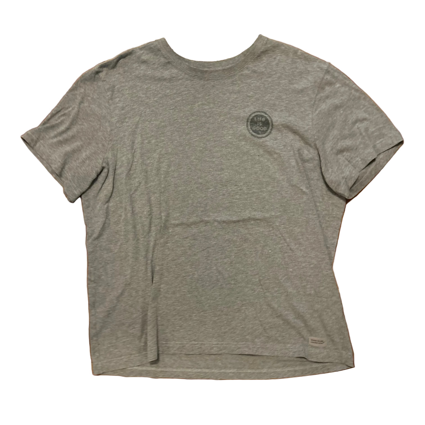 Life is Good Diversified Portfolio Grey Tshirt - XLarge - 24.5" x 30"