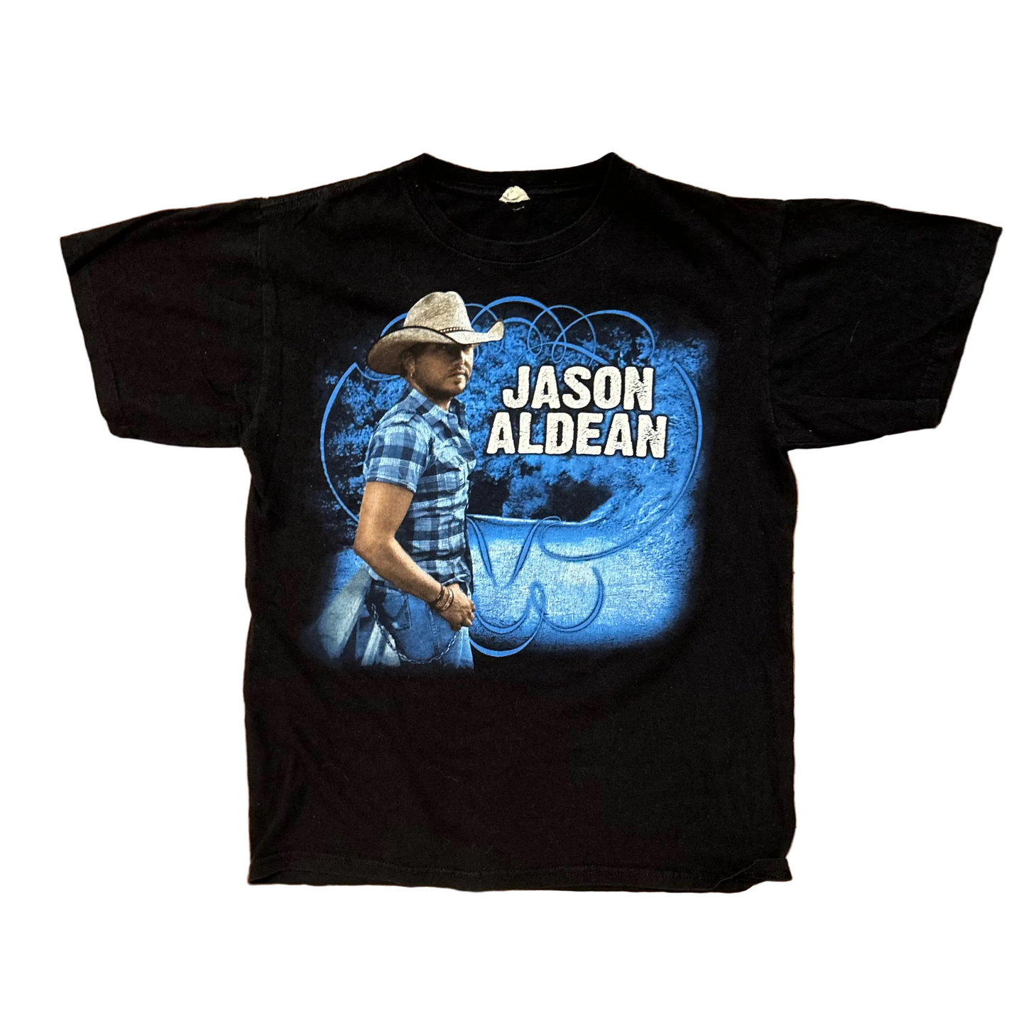 Jason Aldean 2011 My Kinda Party Black Country Music Tour Tshirt - Medium - 20" x 25.5"
