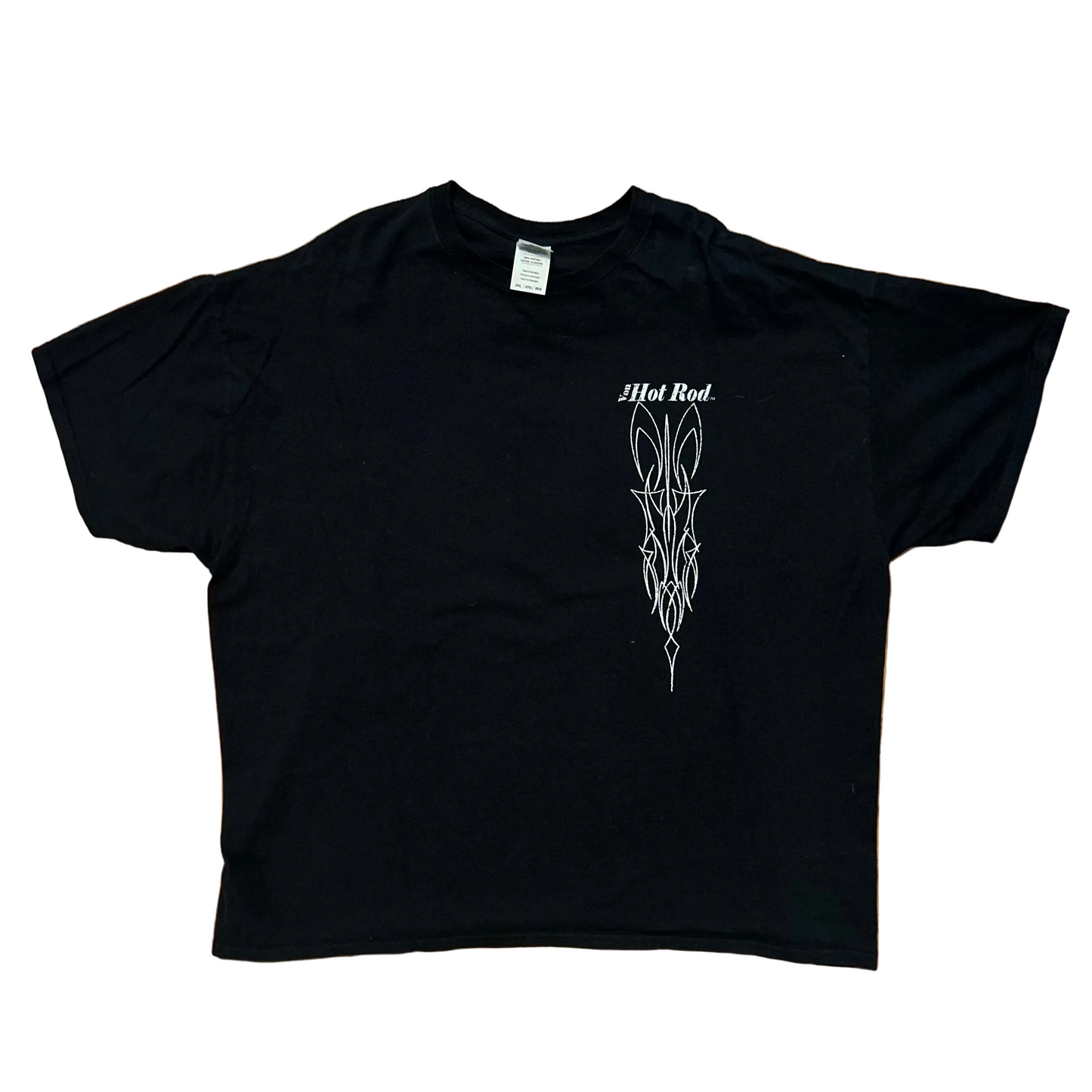 Gildan Ultra Cotton Von Hot Rod Black Car Racing Tshirt - XLarge - 26" x 29"