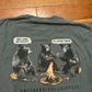 Don’t Leave Any Beer or It'll Attract Humans Funny Breckenridge Colorado Green Tshirt - Small - 19" x 26"