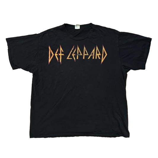 Port Company Def Leppard Black Music Tshirt - XLarge - 25" x 29.5"