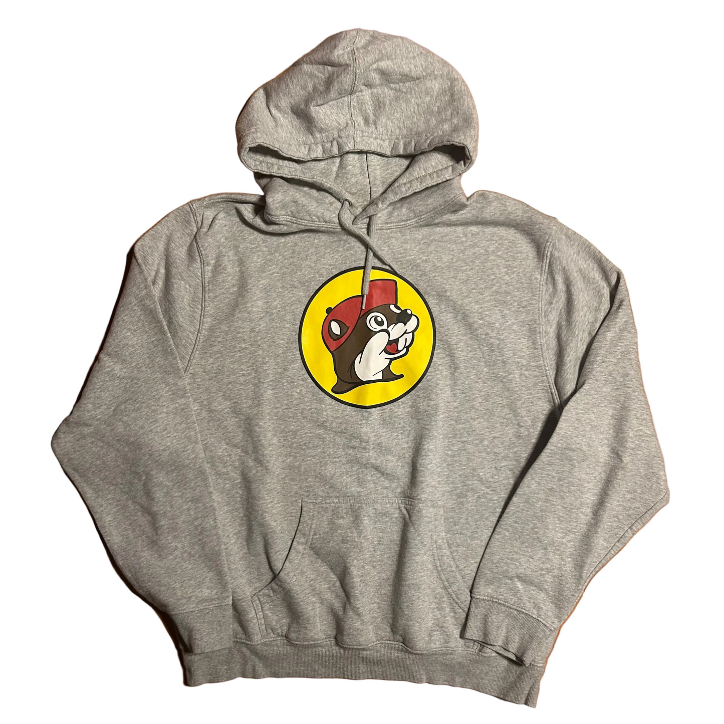 Buccee’s Grey Logo Hoodie Sweatshirt - XLarge - 24.5" x 26.5"