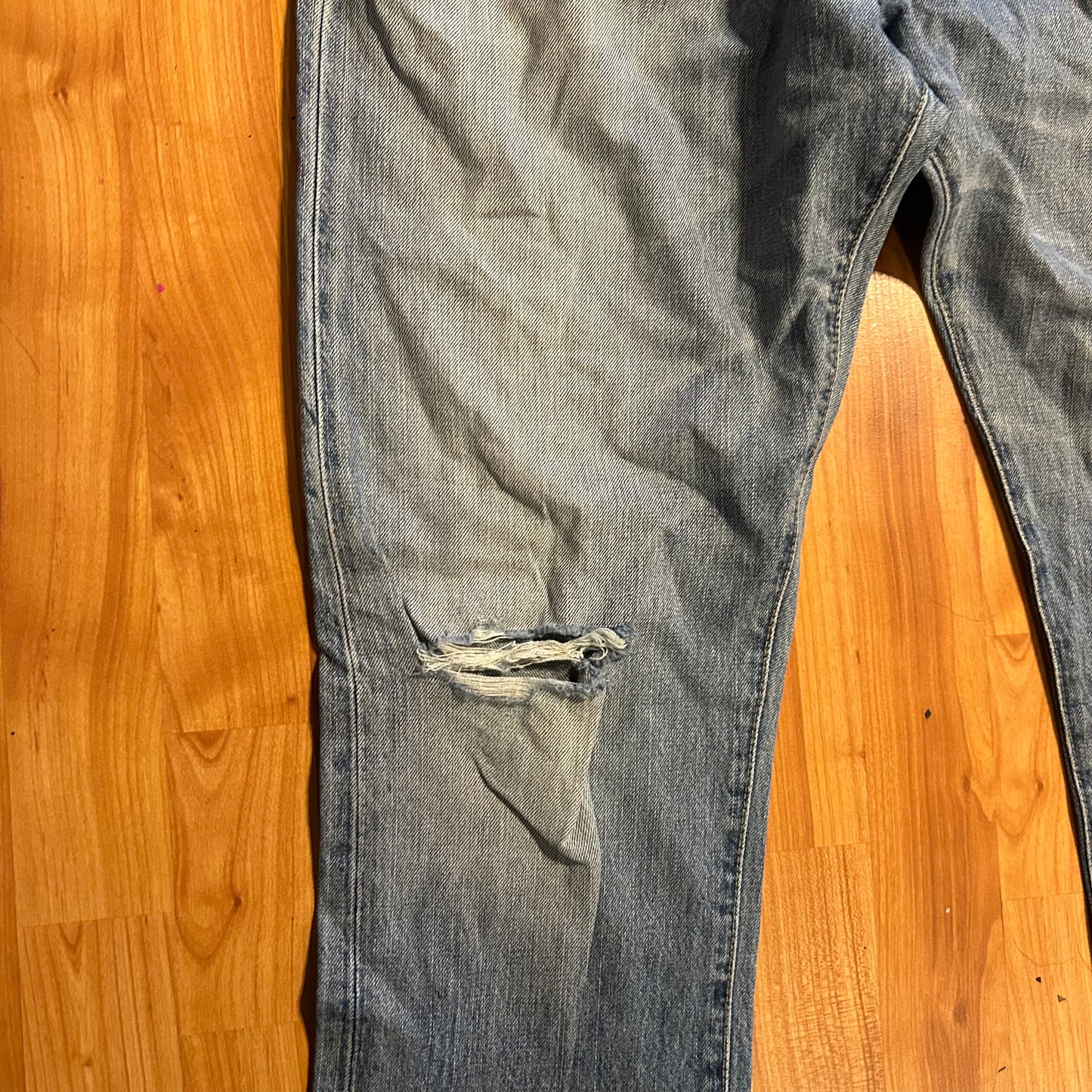Polo Ralph Lauren Distressed Denim Blue Jeans - 37" x 34"