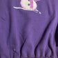 Snowman Purple Crewneck Sweatshirt - Large - 23" x 25"