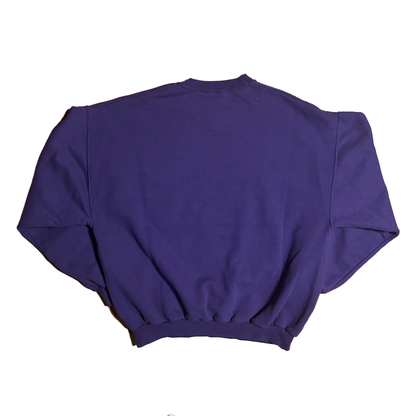 Snowman Purple Crewneck Sweatshirt - Large - 23" x 25"