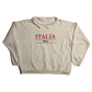 80/90’s Italia Rome Grey Collared Mock Neck Sweatshirt - XLarge - 24.5" x 24"