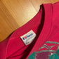 80/90’s Hanes Sunset Cactus Pink Crewneck Sweatshirt - Small - 19.5" x 24.5"