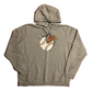 Nike Grey Hoodie Baseball Sweatshirt - XLarge - 26" x 29"
