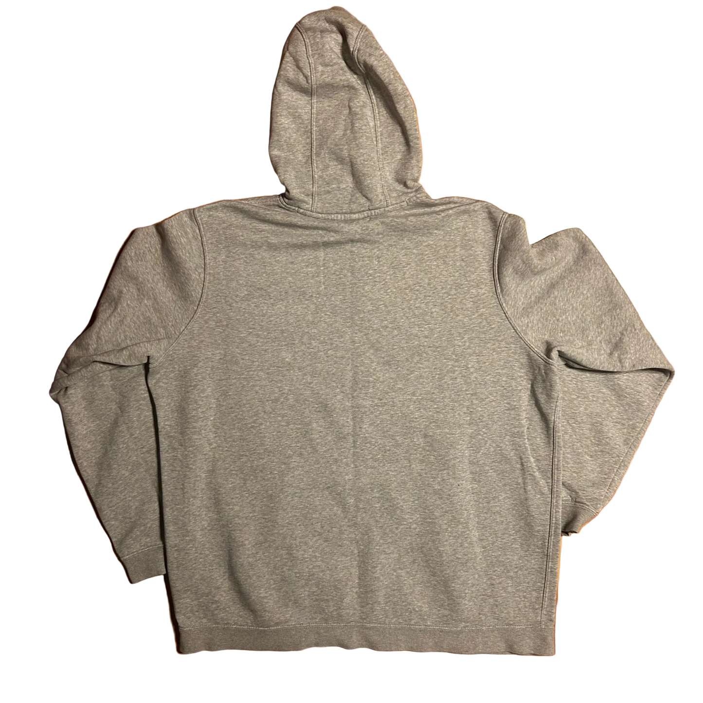 Nike Grey Hoodie Baseball Sweatshirt - XLarge - 26" x 29"