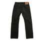 Levis 505 Straight Fit Black Washed Denim Jeans - 32" x 31"