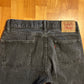 Levis 505 Straight Fit Black Washed Denim Jeans - 32" x 31"