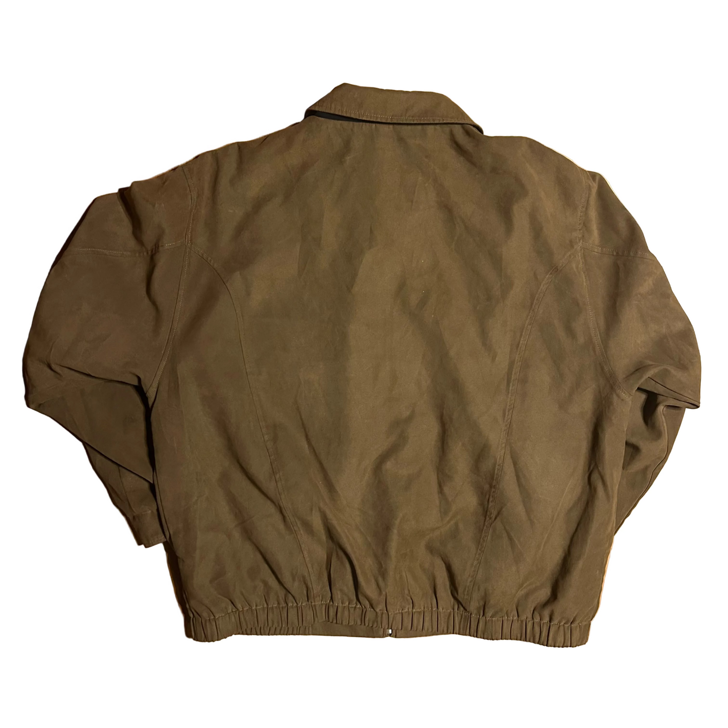 Cutter & Buck Australian Gold Brown Zip Up Jacket - XLarge - 27.5" x 28.5"