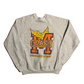 90’s Tultex Grey Coach M Screamin Eagles Crewneck Sweatshirt - Large - 22.5" x 25"