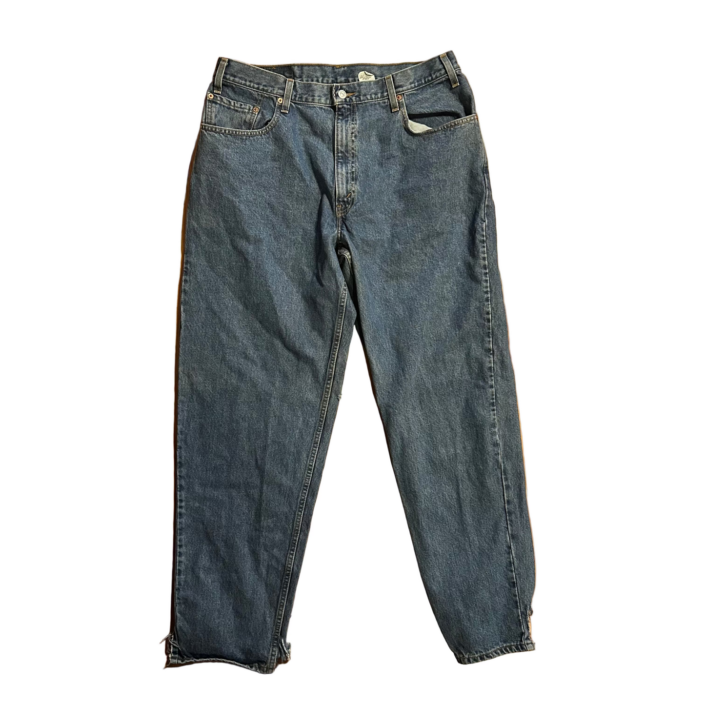 90's Levi 560 Blue Denim Jeans - 37" x 33"