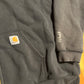 Carhartt Carphartt Navy Blue Rain Defense Hoodie Thermal Zip Up Sweatshirt - XLarge - 30" x 32.5"