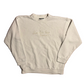 90’s South Padre Island White Fleece Crewneck Sweatshirt - XLarge - 24" x 26.5"