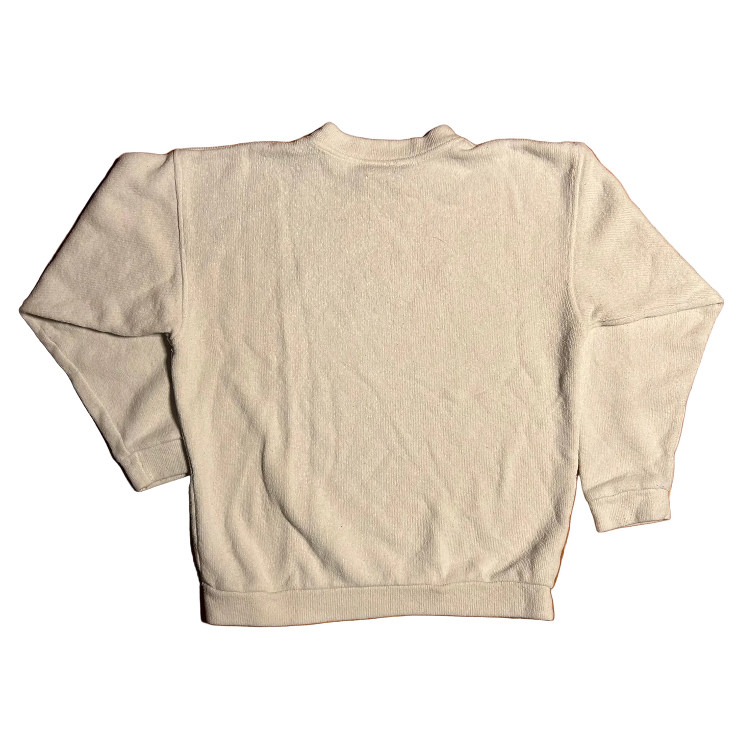 90’s South Padre Island White Fleece Crewneck Sweatshirt - XLarge - 24" x 26.5"