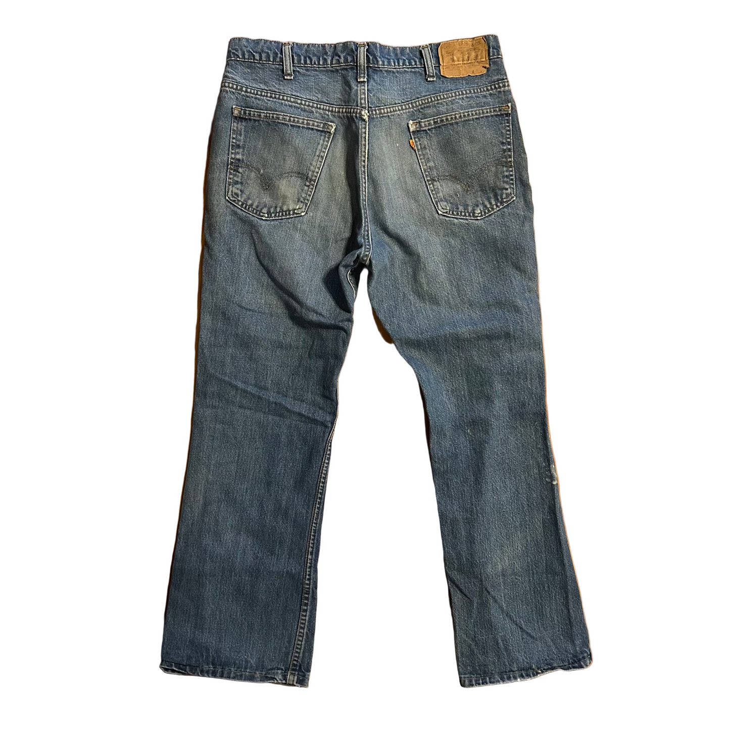 70's Levis 517 Orange Tab Denim Talon Jeans - 34" x 28"