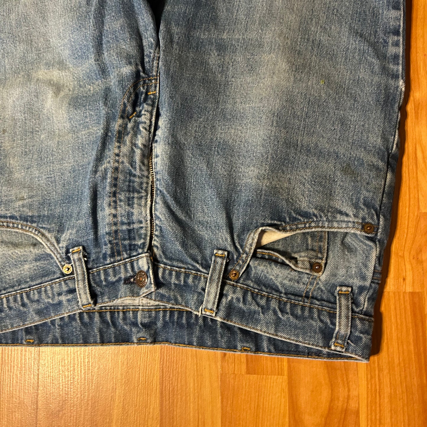 70's Levis 517 Orange Tab Denim Talon Jeans - 34" x 28"